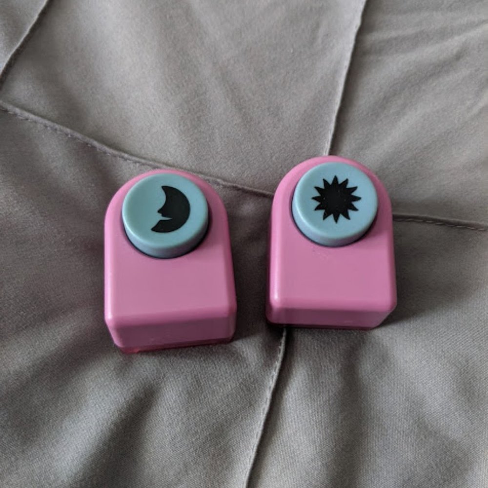 Lot of 2 scrapbook hole punches